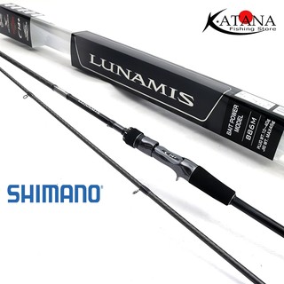 Cần câu lure shimano - lunamis - 2020 - made in indonesia - máy đứng, máy ngang