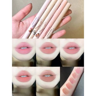 Flortte Son Môi Hai Đầu Kiêm Chì Kẻ Viền Môi Hiệu Ứng Lì Nhung Mịn