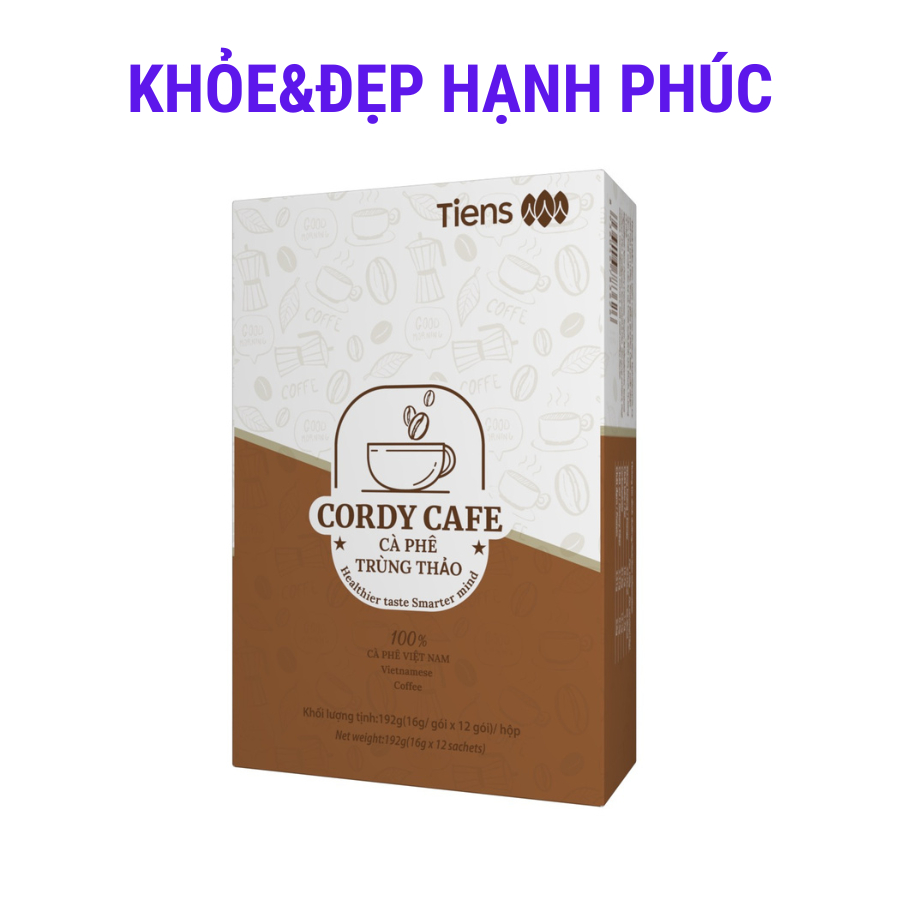 Cà phê Trùng thảo (Cordy Cafe) Thiên sư – 12 gói/hộp