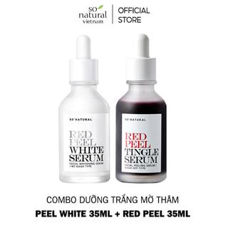COMBO Serum Peel white và Red peel tingle serum Skincare Peel Da Làm Đẹp Da Dưỡng ẩm Da Nữ