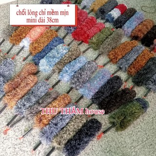 Chổi quét bụi sợi chỉ vải mềm mịn size 38cm, chổi quét nhỏ gọn, bàn ghế, ô tô, máy tính