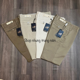 Quần kaki nam trung niên, hàng quảng châu, cao cấp loại I mềm mịn, có size 38,40 + Ảnh Thật 100%