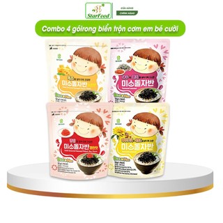 Combo 4 gói rong biển trộn cơm ăn liền humanwell 50g