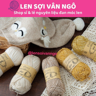 Len cúc tần đan móc đồ thu đông (cuộn 50gr)