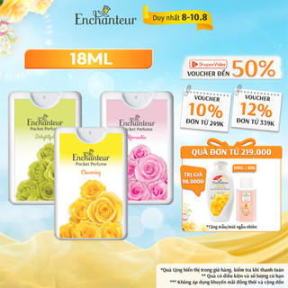 Nước hoa bỏ túi Enchanteur EDT Charming/Delightful/Romantic 18ml