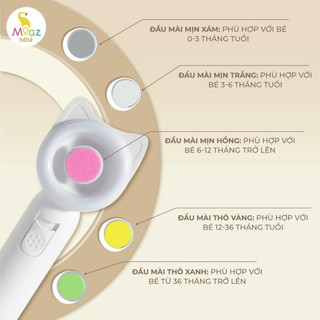 Máy dũa móng cho bé Moaz BéBé MB-015 [BabyUS]