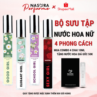 BST Nước Hoa Nữ Hương Thơm Quyến Rũ, Gợi Cảm, Ngọt Ngào, Cá Tính, Nguyên Liệu Từ Pháp, Dạng Xịt 10ML [BY NASORA]