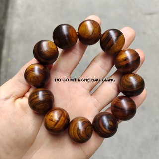Vòng tay gỗ bách chìm gỗ già thơm 20ly