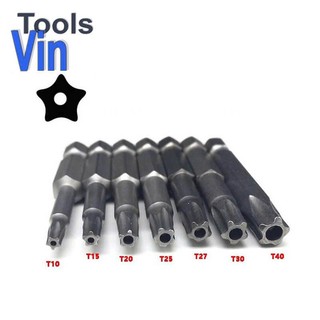 Bộ mũi vít sao 5 cạnh, có lỗ chuyên vặn ốc 5 cạnh chìm Tài Vũ