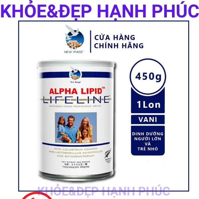 [ Chính hãng ] Sữa non AlphaLipid Lifeline (New Zealand) - 450gr/lon