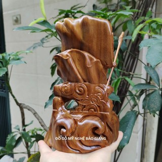Tượng đạt ma sư tổ gỗ bách thơm