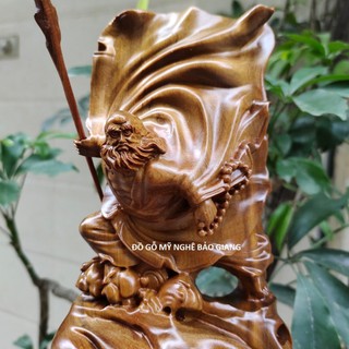 Tượng đạt ma sư tổ gỗ bách thơm