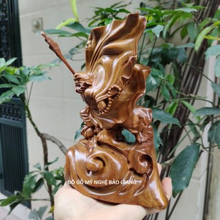 Tượng đạt ma sư tổ gỗ bách thơm