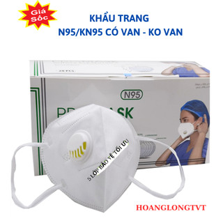 Hộp 30 chiếc khẩu trang N95 5 lớp siêu kín ( có van và ko van)
