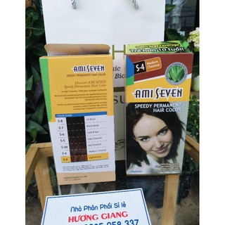 Phủ bạc nhuộm tóc thảo dược hàn quốc ami seven 60g x 2 tuýp