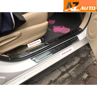 Ốp bậc cửa , nẹp bước chân Toyota Vios 2024 - 2019 Vân TITAN cao cấp