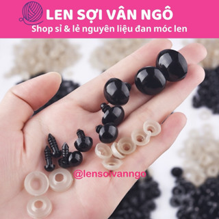 Combo 2 túi Mắt thú vặn / mũi thú vặn có kèm chốt cài an toàn (26133)