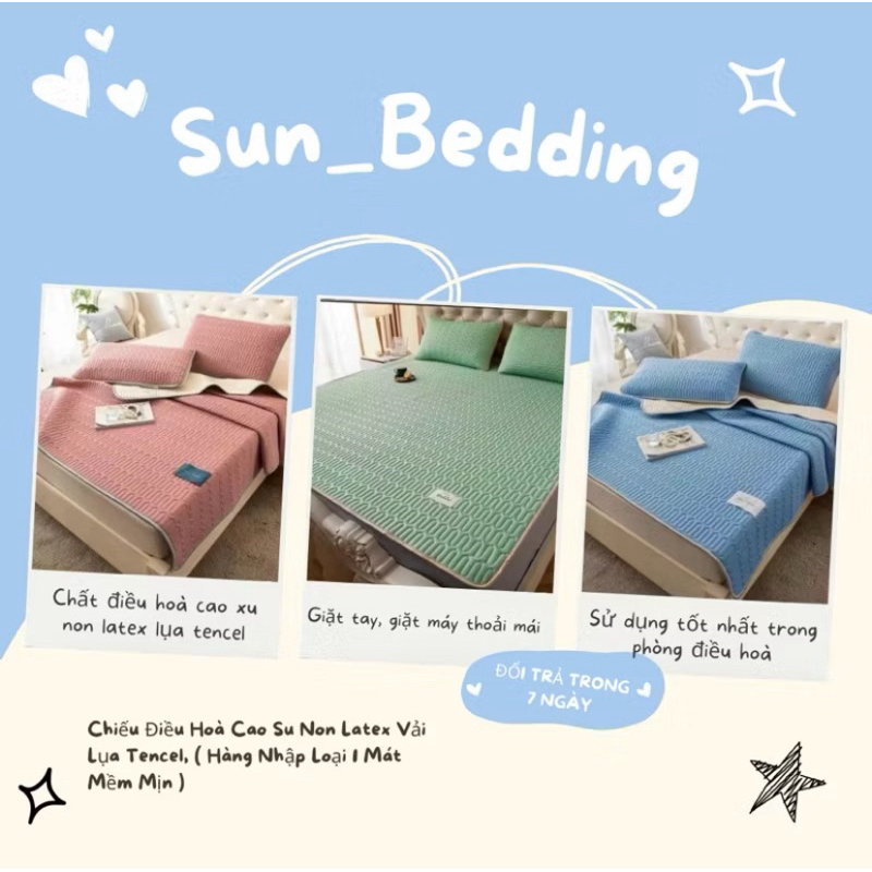 Chiếu Điều Hoà Cao Su Non , Chiếu Điều Hoà Tencel Latex
