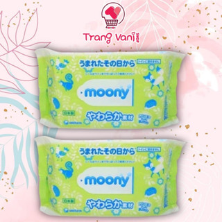 Khăn Ướt MOONY Nhật gói 80 tờ