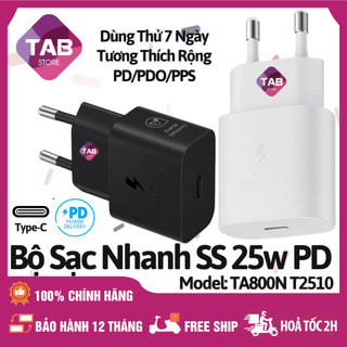 Bộ Sạc Nhanh Dành Cho Điện Thoại Samsung PD 25w Chính Hãng - Bảo Hành 12 Tháng
