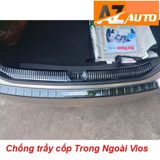 Ốp Chống Trầy Cốp Titan Xe Toyota Vios 2024-2019 tặng keo trợ dính