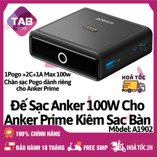 Đế sạc Anker 100W Cho Anker Prime Kiêm Sạc Bàn 3 Cổng 2C+1A - A1902 (Bảo Hành 18 Tháng)
