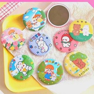 Gương mini hình bò sữa/ heo hồng/ khủng long và nhân vật hoạt hình