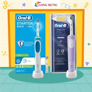 Bàn chải điện Oral-B Pro 3 3000 Pure Clean/Vitality Pro - Thiết kế nhỏ gọn, loại bỏ 100% mảng bám