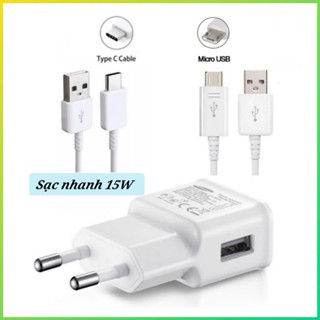 Bộ Sạc Nhanh 15W SS USB - Micro / Type C