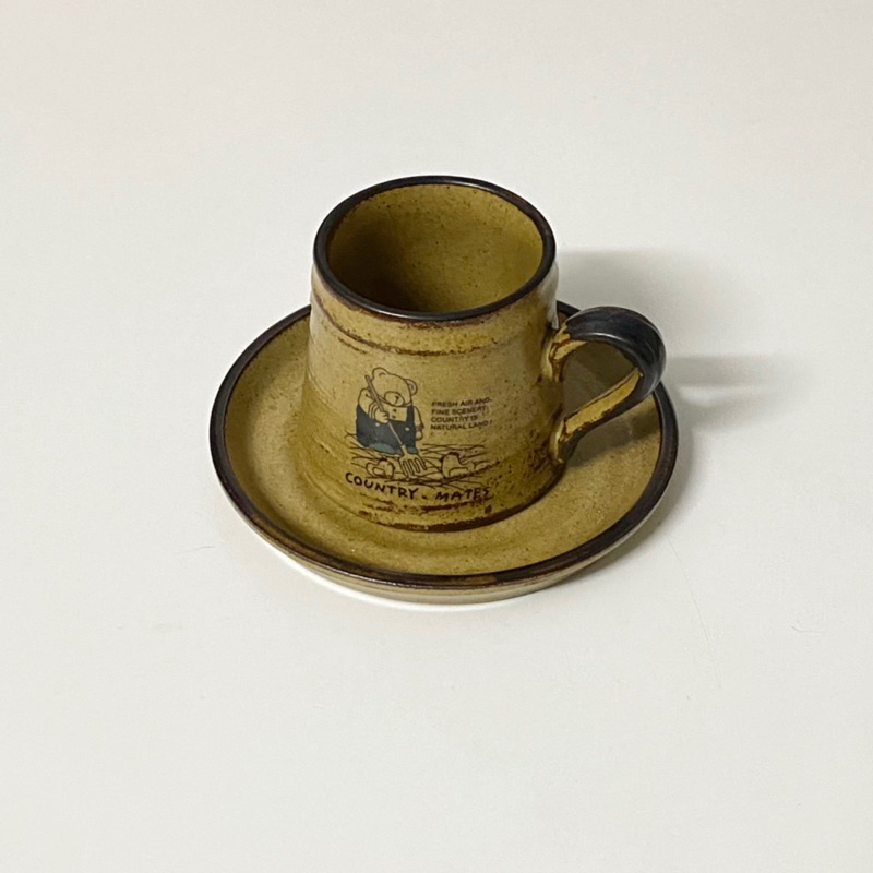 SET TRÀ MỘC GẤU COUNTRY MATTE - GỐM NHẬT 2HAND