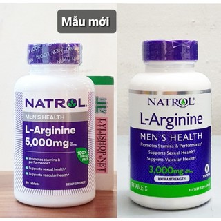 date 12/25 - Natrol L-Arginine 3000mg 90 viên tăng cường cơ bắp từ mỹ, hỗ trợ gan