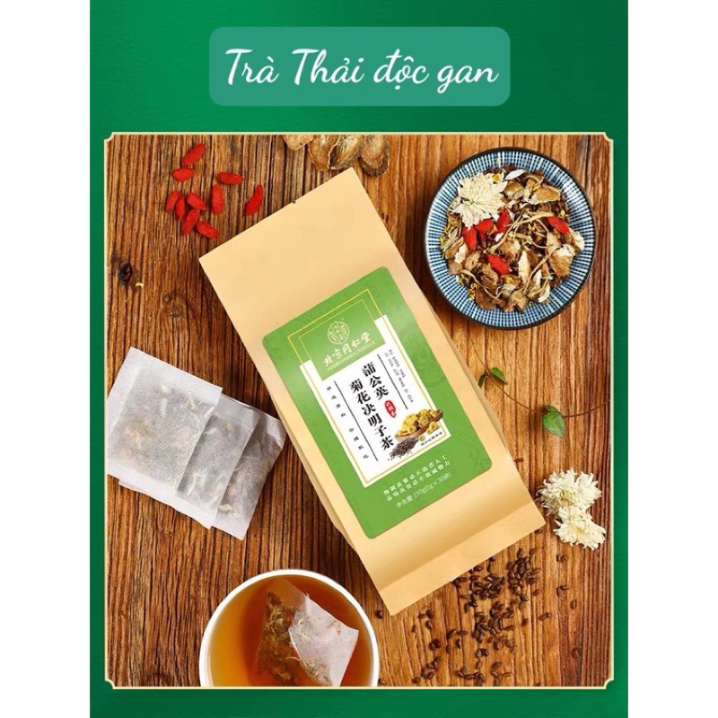 Trà Hoa Cúc Hạt Quế, Kim Ngân Mát Gan Thải Độc Tố Thanh Lọc Cơ Thể Đẹp Da Đẹp Dáng Đồng Nhân Đường  30 gói