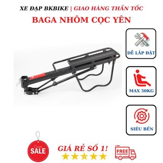 Baga Xe Đạp, Nhôm, Chịu tải tới 50kg (kèm dụng cụ lắp)