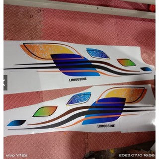 TEM (Decal) LÁ dán sườn xe COUNTY, TEM COUNTY TRACOMECO ( sl 2 tem dán 2 bên hông)