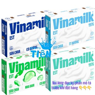 Sữa chua ăn Vinamilk CÓ ĐƯỜNG , KHÔNG ĐƯỜNG , ÍT ĐƯỜNG , NHA ĐAM - Thùng 48 hộp 100g