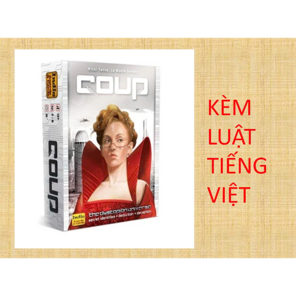 COUP - TRÒ CHƠI LỪA GẠT ĐỈNH CAO - BẢNG TIẾNG ANH