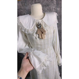 Đầm dạ phối siêu xinh size M ảnh thật