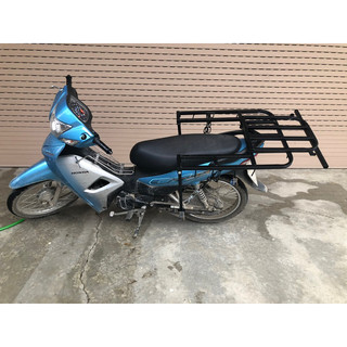 Giá chở hàng, baga xe máy đa năng có thể mở cốp đổ xăng không cần tháo, có thêm thanh chắn chống trôi hàng