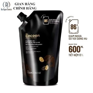   Chính Hãng   Tẩy tế bào chết cà phê Đắk Lắk Cocoon cho body làm sáng mịn rạng rỡ 600ml 