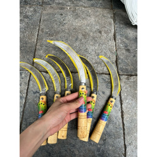 Liềm cắt cỏ, liềm cắt lúa cán gỗ