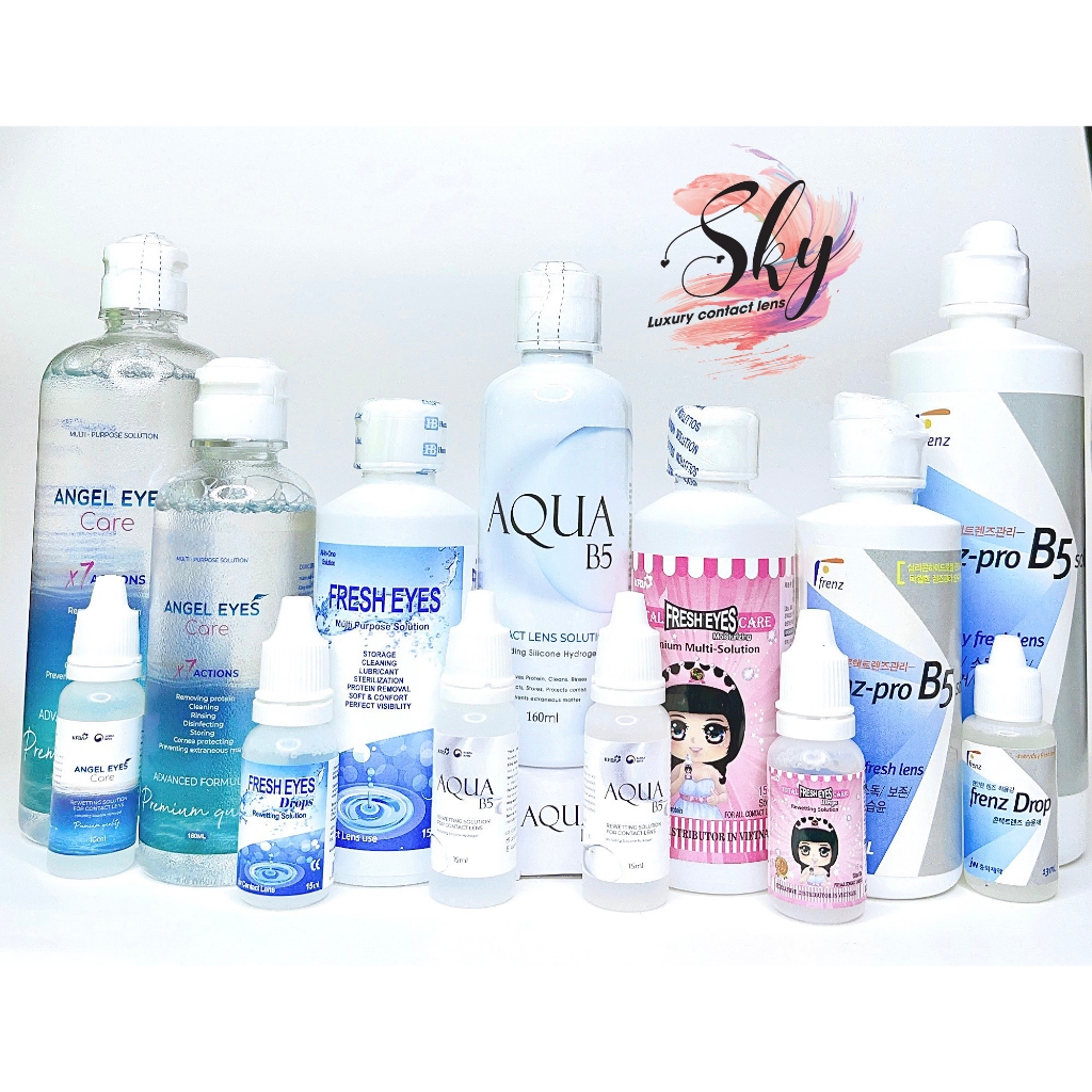{50 chai}Nước nhỏ mắt Fresh eye chính hãng Sky contact lens- Nước mắt nhân tạo