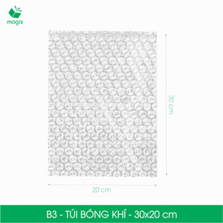 B3 - 30x20 cm - 50 Túi bóng khí chống sốc đóng hàng - Túi gói hàng, bọc chống sốc, xốp chống sốc