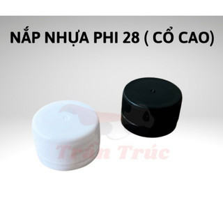 Combo 50 nắp nhựa phi 28 nhiều màu - nắp chai nhựa, nắp lọ nhựa 28mm, nắp chai nước suối 28mm