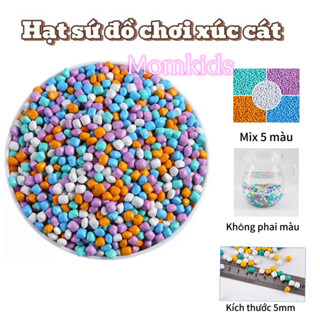 sỉ 1kg hạt sứ hạt muồng đồ chơi xúc cát cho bé