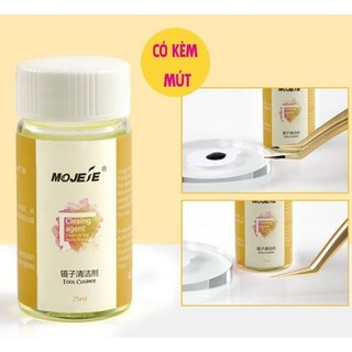 Nước rửa nhíp,keo có Mút, AD mút siêu sạch chai 25ml / Đức Eyelash