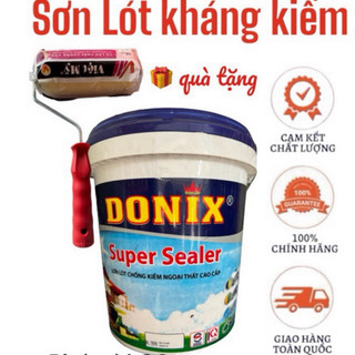 Chính hãng thùng 5Lít Sơn lót chống kiềm ngoại thất Donix cao cấp