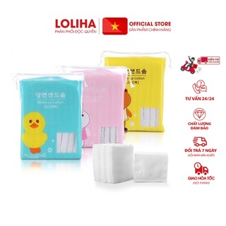 ⛔GIADUNGDUYLONG⛔ Gói 200 bông tẩy trang Muji (LOẠI MUJI)
