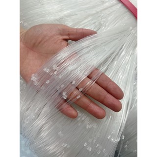 Lưới giàn leo dây leo giàn bầu bí màu trắng khổ cao 2m - cước đúc + siêu bền