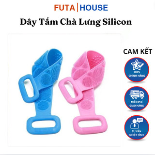 Dây Tắm Chà Lưng Silicon Dây Chà lưng Tắm 2 Mặt Massage