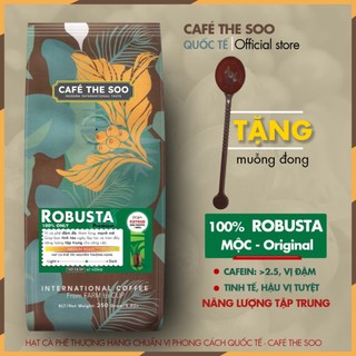 Cà phê Robusta rang mộc nguyên chất 100% đậm đà, thơm lừng, hậu vị ngọt